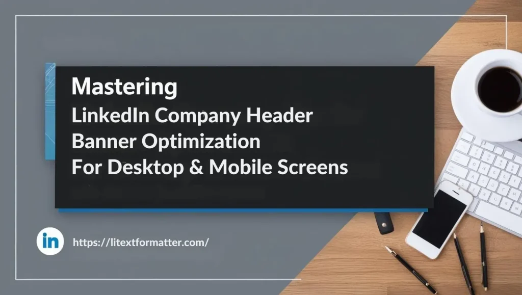 LinkedIn Company Header Photo Banner Optimization for Desktop & Mobile Screens